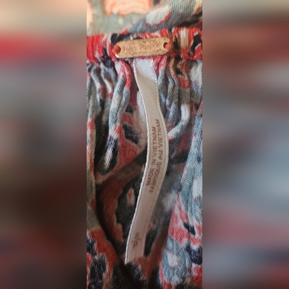 Midsummer's Dream Dress by Free People, specifically in the "Poppy Combo" Small - Picture 4 of 9